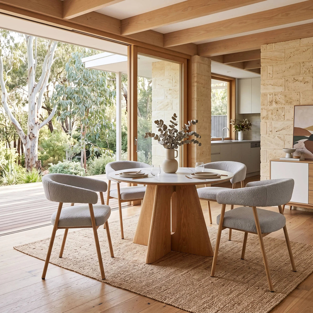 Cypress 120cm Round Dining Table