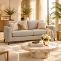 Alex 2 Seater Fabric Sofa - Glacier